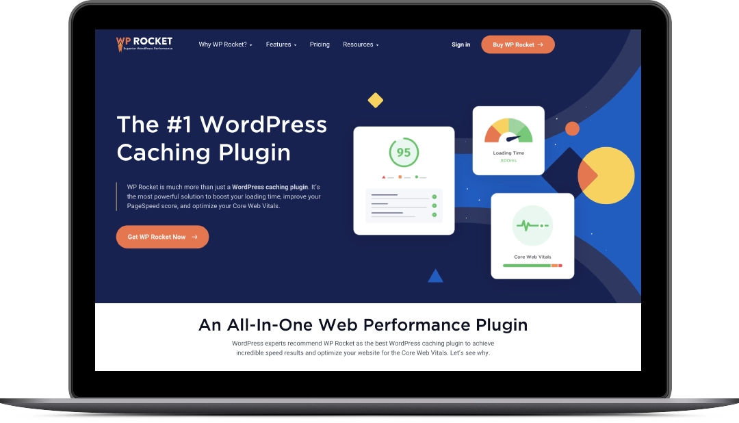 zan design website experts recommend caching plugin Wp Rocket