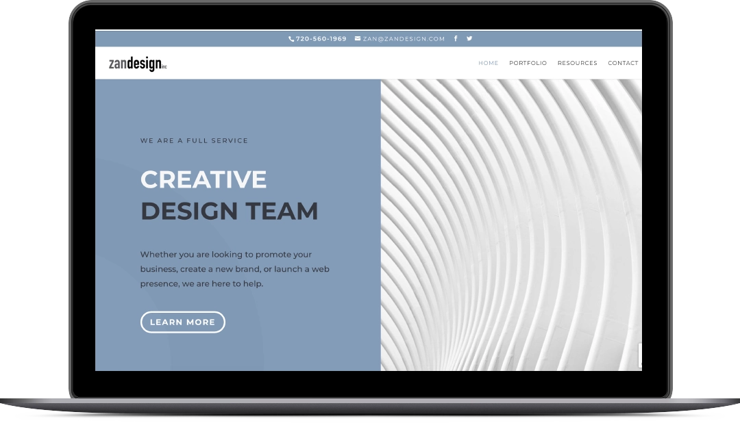 Zan Design Boulder CO based web design firm
